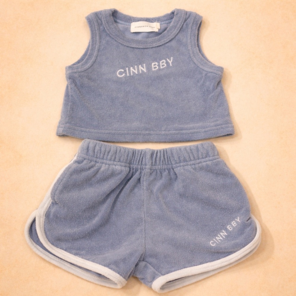🐻 CINNAMON BABY TERRY CLOTH SET